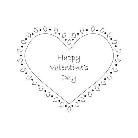 Simple minimalistic valentine's day greating card. WEdding day invitation. Simple love and relations design elementのイラスト素材