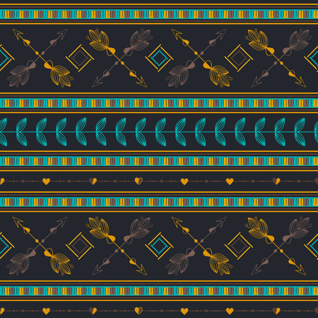 Ethnic seamless patternのイラスト素材