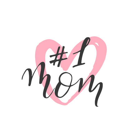 Happy Mothers day postcardのイラスト素材