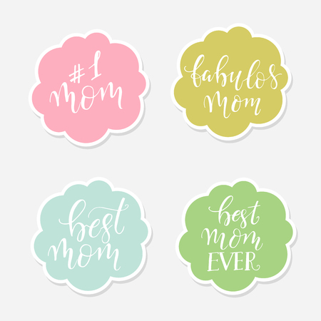 Mothers day postcardのイラスト素材