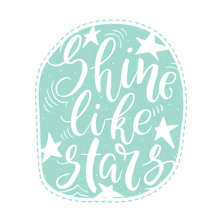 Shine like starsのイラスト素材