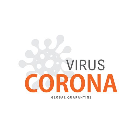 Corona Virus 2020 poster. virus disease World Mapのイラスト素材