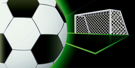 Soccer abstract background.のイラスト素材