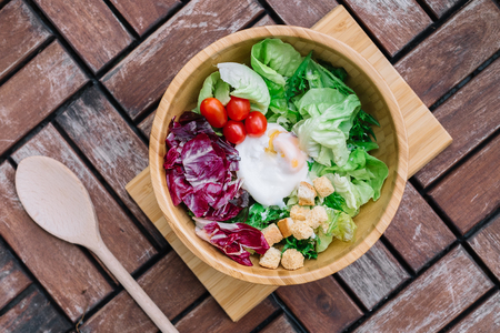 Salad in a bowlの写真素材