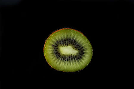 Fruits on black backgroundの写真素材