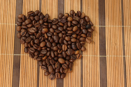 Coffee cup and coffee beans.の写真素材