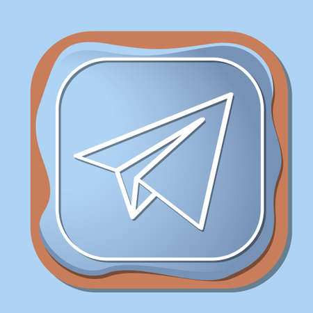 gingerbread telegram icons, sweets for christmas, gingerbread on blue background