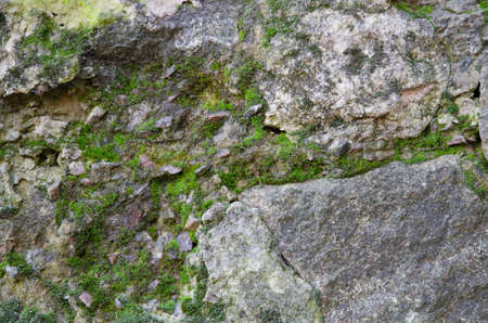 Stone wall textureの写真素材