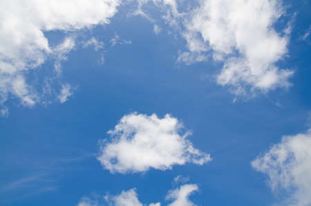 Beautiful landscape, forest and blue skyの写真素材