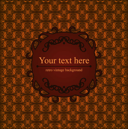 Vintage retro pattern. Vector illustrationのイラスト素材