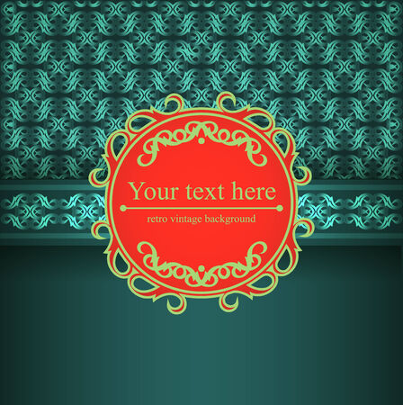 Vintage retro pattern. Vector illustrationのイラスト素材