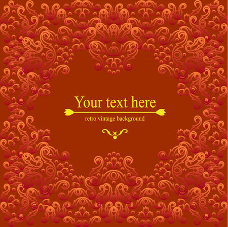 Vintage retro pattern. Vector illustrationのイラスト素材