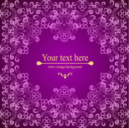 Vintage retro pattern. Vector illustrationのイラスト素材
