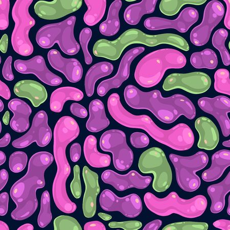 slime seamless abstract pattern with slim drops. Vector illustrationのイラスト素材