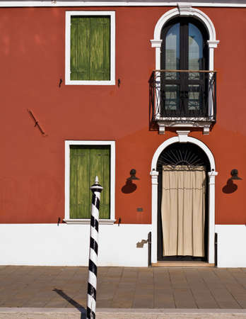 Burano, Italy facadeの写真素材