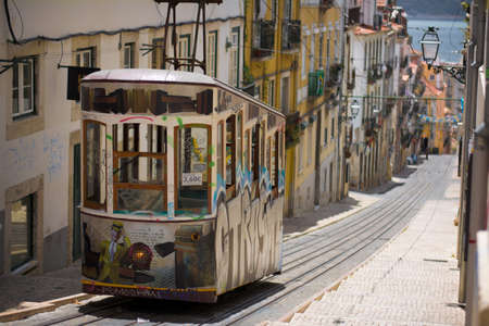 Lisbon funicularの写真素材