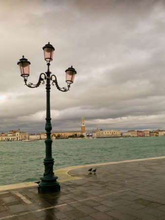 Venetian romantic lampの写真素材