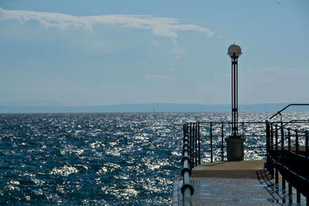 lungomare Opatija, Croatiaの写真素材