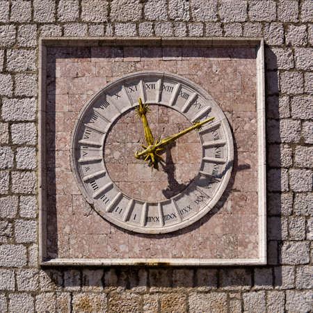 Krk old clock  Croatiaの写真素材
