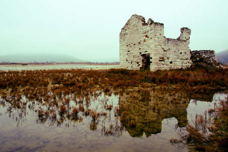 Abandoned house in the "Salina park",  Slovenia , Europeの写真素材