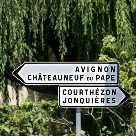 sign for Avignon , Franceの写真素材