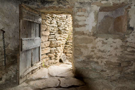 Stone huts in the Bories Village near Gordes, Franceの写真素材