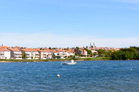 cityscape of city Medulin, Istria peninsula, Croatiaの写真素材