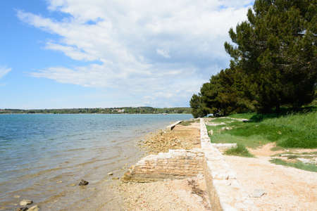 Roman remains,Medulin, Istria region, Croatiaの写真素材