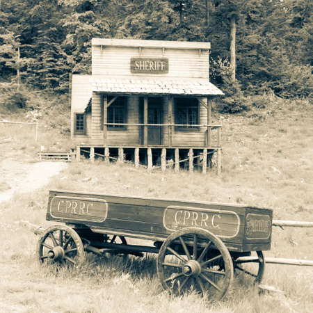 Wild west movie set ,North of Fuzine , Croatia