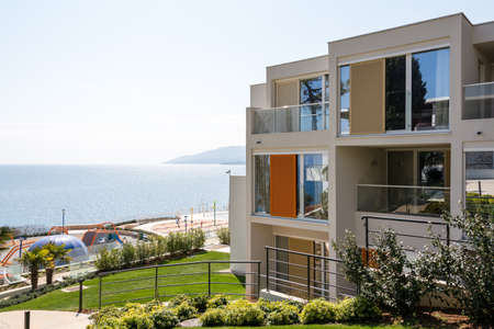 hotel resort in Rabac ,  Istria region , Croatiaの写真素材