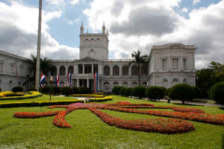 Palacio de Lopez,Presidential palace in Asuncion,Paraguayのeditorial素材