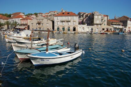 Milna on Brac islandの写真素材