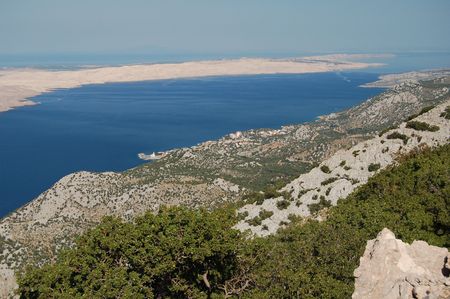 Pag island in Croatiaの写真素材