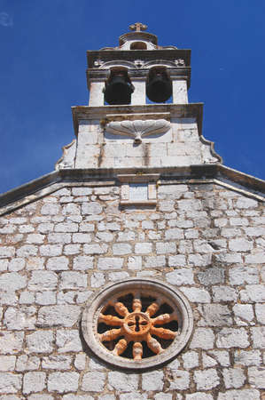 Church in Stari Grad on Hvar island, Croatiaの写真素材