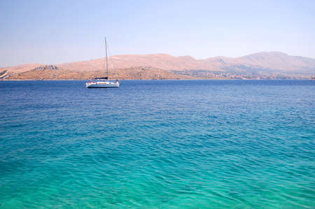 Picturesque gorgeous view of Dalmatian coast, Croatiaの写真素材