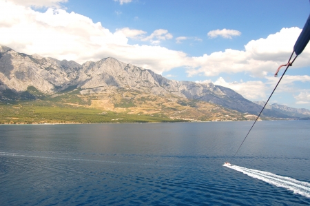 Parasailingの写真素材