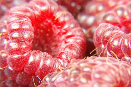 raspberriesの写真素材