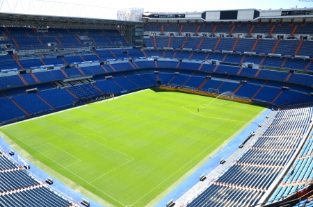 Madrid, Spain  August 25, 2012 : Santiago Bernabeu Stadium of Real Madrid.のeditorial素材