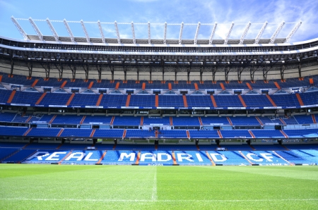 Madrid, Spain  August 25, 2012 : Santiago Bernabeu Stadium of Real Madrid.のeditorial素材