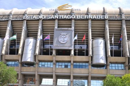 Madrid, Spain  August 25, 2012 : Santiago Bernabeu Stadium of Real Madrid.のeditorial素材