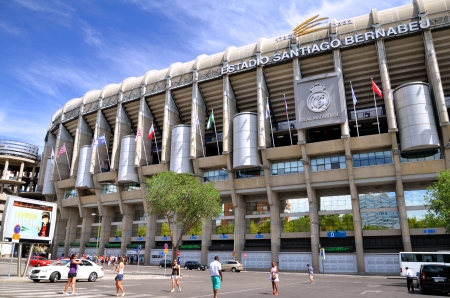 Madrid, Spain  August 25, 2012 : Santiago Bernabeu Stadium of Real Madrid.のeditorial素材