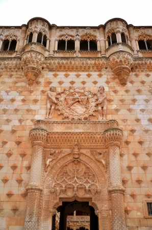Guadalajara, Spain - August 18, 2012 : Palace of Dukes of Infantry.のeditorial素材