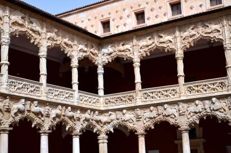 Guadalajara, Spain - August 18, 2012 : Palace of Dukes of Infantry.のeditorial素材