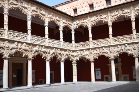 Guadalajara, Spain - August 18, 2012 : Palace of Dukes of Infantry.のeditorial素材