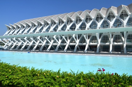 Valencia, Spain  August 24, 2012 : The City of Arts and Sciences.のeditorial素材