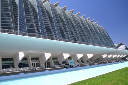 Valencia, Spain  August 24, 2012 : The City of Arts and Sciences.のeditorial素材