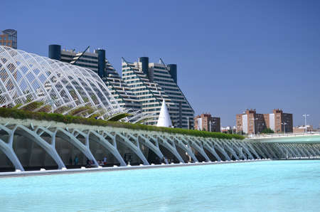 Valencia, Spain  August 24, 2012 : The City of Arts and Sciences.のeditorial素材