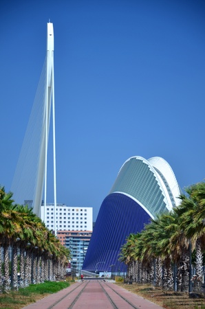 Valencia, Spain  August 24, 2012 : The City of Arts and Sciences.のeditorial素材