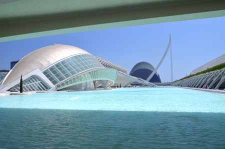 Valencia, Spain  August 24, 2012 : The City of Arts and Sciences.のeditorial素材