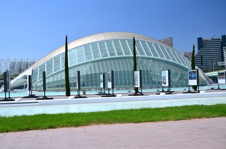 Valencia, Spain  August 24, 2012 : The City of Arts and Sciences.のeditorial素材